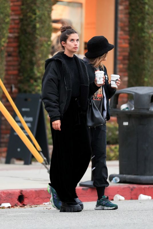 SARA SAMPAIO Out Shopping with a Friend on Melrose Place in West Hollywood 01/03/2023