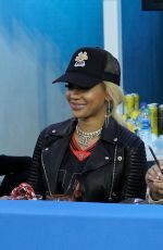 SAWEETIE at Chargers vs Rams Game at SoFi Stadium in Inglewood 01/01/2023
