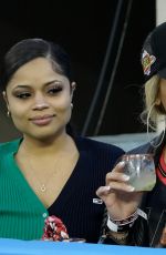 SAWEETIE at Chargers vs Rams Game at SoFi Stadium in Inglewood 01/01/2023