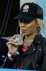 SAWEETIE at Chargers vs Rams Game at SoFi Stadium in Inglewood 01/01/2023
