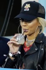 SAWEETIE at Chargers vs Rams Game at SoFi Stadium in Inglewood 01/01/2023