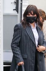 SELENA GOMEZ Arrives on the Set of Only Murders In The Building in New York 01/18/2023