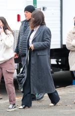 SELENA GOMEZ Arrives on the Set of Only Murders In The Building in New York 01/18/2023