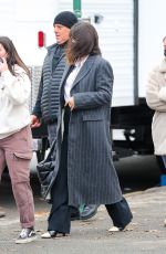SELENA GOMEZ Arrives on the Set of Only Murders In The Building in New York 01/18/2023