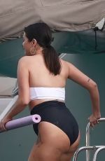 SELENA GOMEZ in Bikini at a Yacht in Cabo San Lucas 01/01/2023
