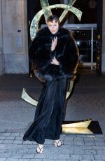 SHALOM HARLOW at Saint Laurent Menswear Fall-Winter 2023-2024 Show at Paris Fashion Week 01/17/2023