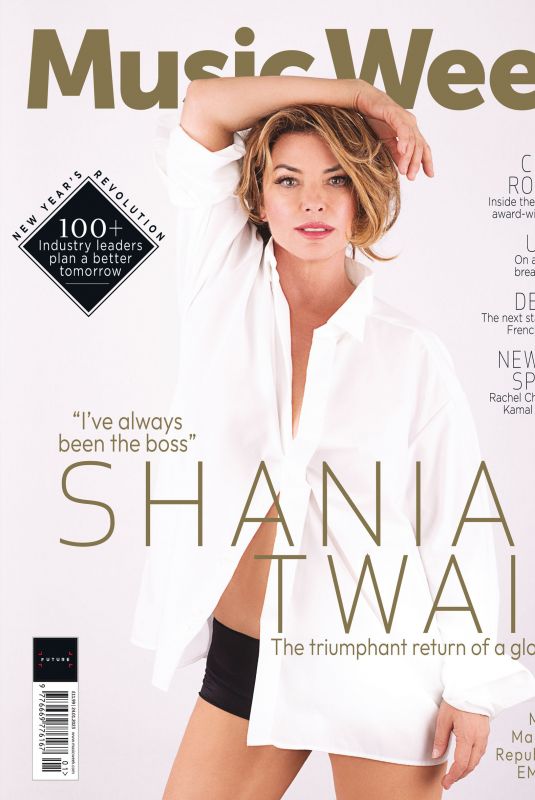 SHANIA TWAIN on the Cover of Music Week Magazine, February 2023