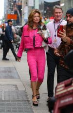 SHANIA TWAIN Out with Her Dog in New York 01/05/2023