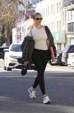 SHANINA SHAIK Arrives at Pilates Studio in West Hollywood 01/23/2023