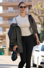 SHANINA SHAIK Arrives at Pilates Studio in West Hollywood 01/23/2023