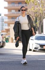 SHANINA SHAIK Arrives at Pilates Studio in West Hollywood 01/23/2023