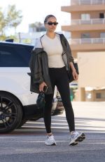 SHANINA SHAIK Arrives at Pilates Studio in West Hollywood 01/23/2023