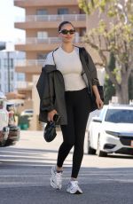 SHANINA SHAIK Heading to Pilates Class in West Hollywood 01/23/2023