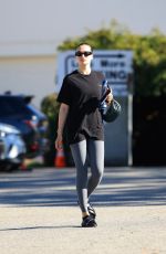 SHANINA SHAIK Heading to Pilates Class in West Hollywood 01/25/2023
