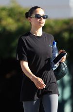 SHANINA SHAIK Heading to Pilates Class in West Hollywood 01/25/2023