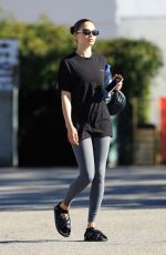 SHANINA SHAIK Heading to Pilates Class in West Hollywood 01/25/2023