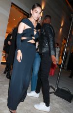 SHANINA SHAIK Leaves Cult Gaia Fashion Event on Melrose Ave in West Hollywood 01/26/2023