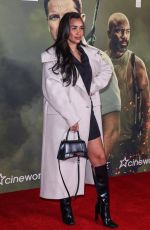 SIAN GABBIDON at Plane VIP Immersive Screening at Cineworld Leicester Square in London 01/23/2023