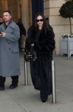 SOFIA CARSON Out at Paris Fashion Week 01/25/2023