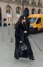 SOFIA CARSON Out at Paris Fashion Week 01/25/2023