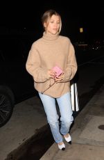 SOFIA RICHIE at a Dinner Date with Elliot Grainge in Santa Monica 01/13/2023