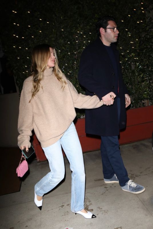 SOFIA RICHIE at a Dinner Date with Elliot Grainge in Santa Monica 01/13/2023