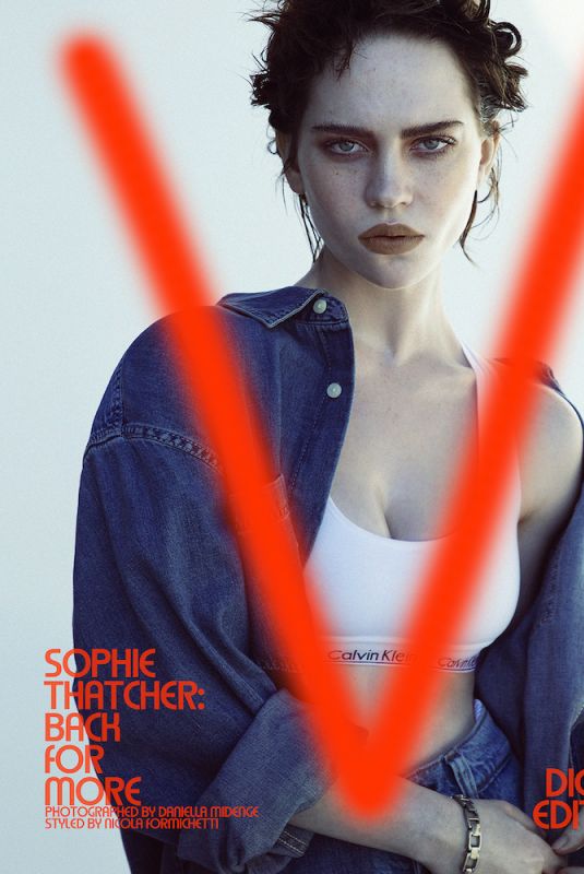 SOPHIE THATCHER for V Magazine, January 2023