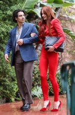 SOPHIE TURNER and Joe Jonas Return to Their Hotel with Sophie