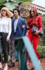 SOPHIE TURNER and Joe Jonas Return to Their Hotel with Sophie