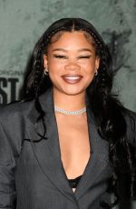 STORM REID at The Last of Us Premiere in Los Angeles 01/09/2023