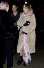 SUKI WATERHOUSE and Robert Pattinson Arrives at a Restaurant for New Year