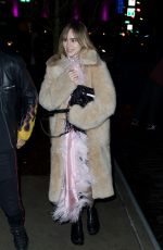 SUKI WATERHOUSE and Robert Pattinson Arrives at a Restaurant for New Year