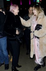 SUKI WATERHOUSE and Robert Pattinson Arrives at a Restaurant for New Year