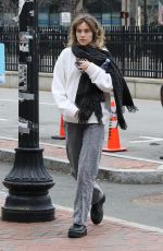 SUKI WATERHOUSE Arrives at Her Sold-out Concert in Boston 01/29/2023