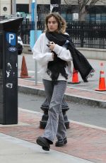 SUKI WATERHOUSE Arrives at Her Sold-out Concert in Boston 01/29/2023