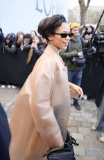 TAYLOR RUSSELL Arrives at Loewe Menswear Fall-winter 2023-2024 Show in Paris 01/21/2023