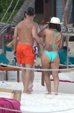 TERESA GIUDICE in Bikini at a Beach in Mexico 12/30/2022