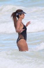TERESA GIUDICE in Swimsuit at a Beach in Tulum 12/31/2022