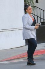 TIA MOWRY Leaves a Business Meeting in Los Angeles 01/05/2023