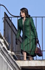 TINA FEY on the Set of A Haunting in Venice in Venice 01/07/2023