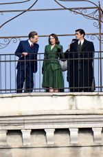 TINA FEY on the Set of A Haunting in Venice in Venice 01/07/2023