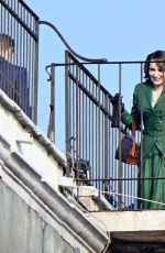 TINA FEY on the Set of A Haunting in Venice in Venice 01/07/2023