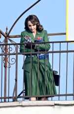 TINA FEY on the Set of A Haunting in Venice in Venice 01/07/2023