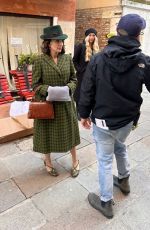 TINA FEY on the Set of A Haunting in Venice in Venice 01/10/2023