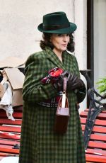 TINA FEY on the Set of A Haunting in Venice in Venice 01/10/2023