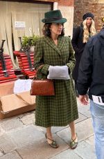 TINA FEY on the Set of A Haunting in Venice in Venice 01/10/2023