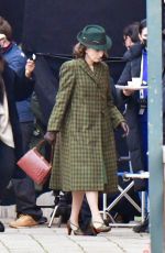 TINA FEY on the Set of A Haunting in Venice in Venice 01/13/2023