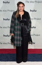TRACIE THOM at The 1619 Project Premiere at Academy Museum of Motion Pictures in Los Angeles 01/26/2023