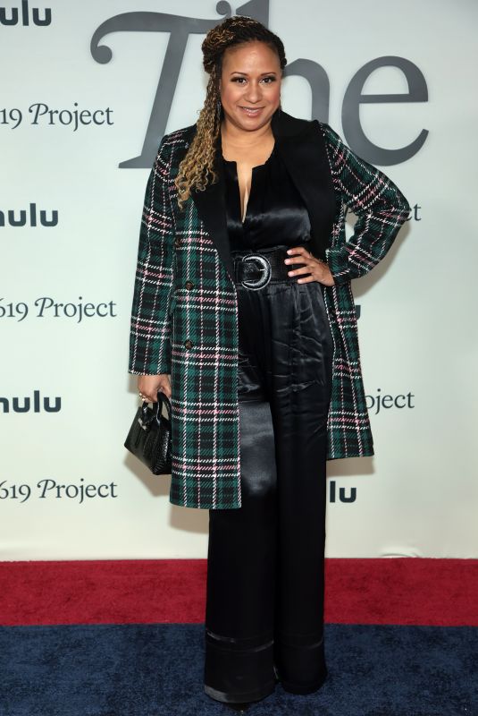 TRACIE THOM at The 1619 Project Premiere at Academy Museum of Motion Pictures in Los Angeles 01/26/2023