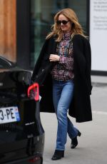 VANESSA PARADIS Leaves Chanel Fashion Show in Paris 01/24/2023